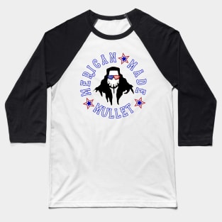 The Merican Made Mullet Chaz Baseball T-Shirt